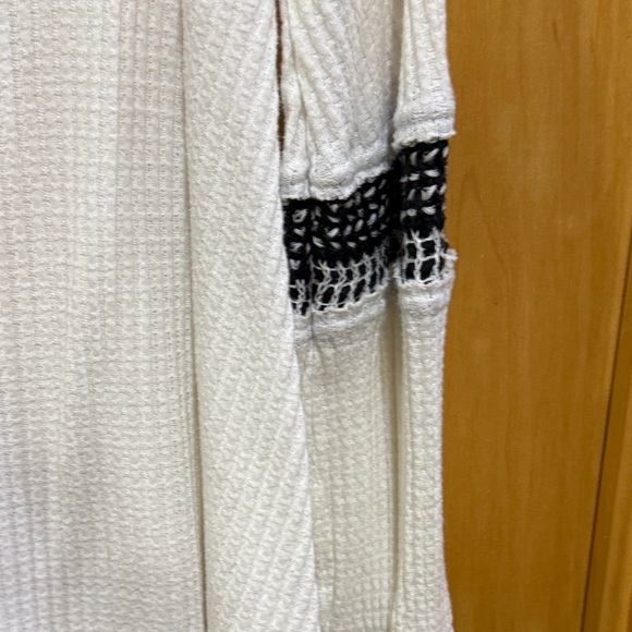 Free People Blue and white long sleeve top size XS - Picture 15 of 16